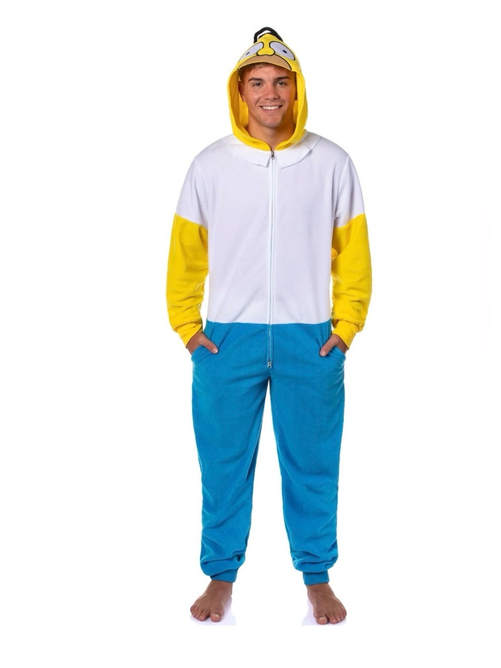 The Simpsons Yellow Hooded Onesie - XL/2XL from Primark